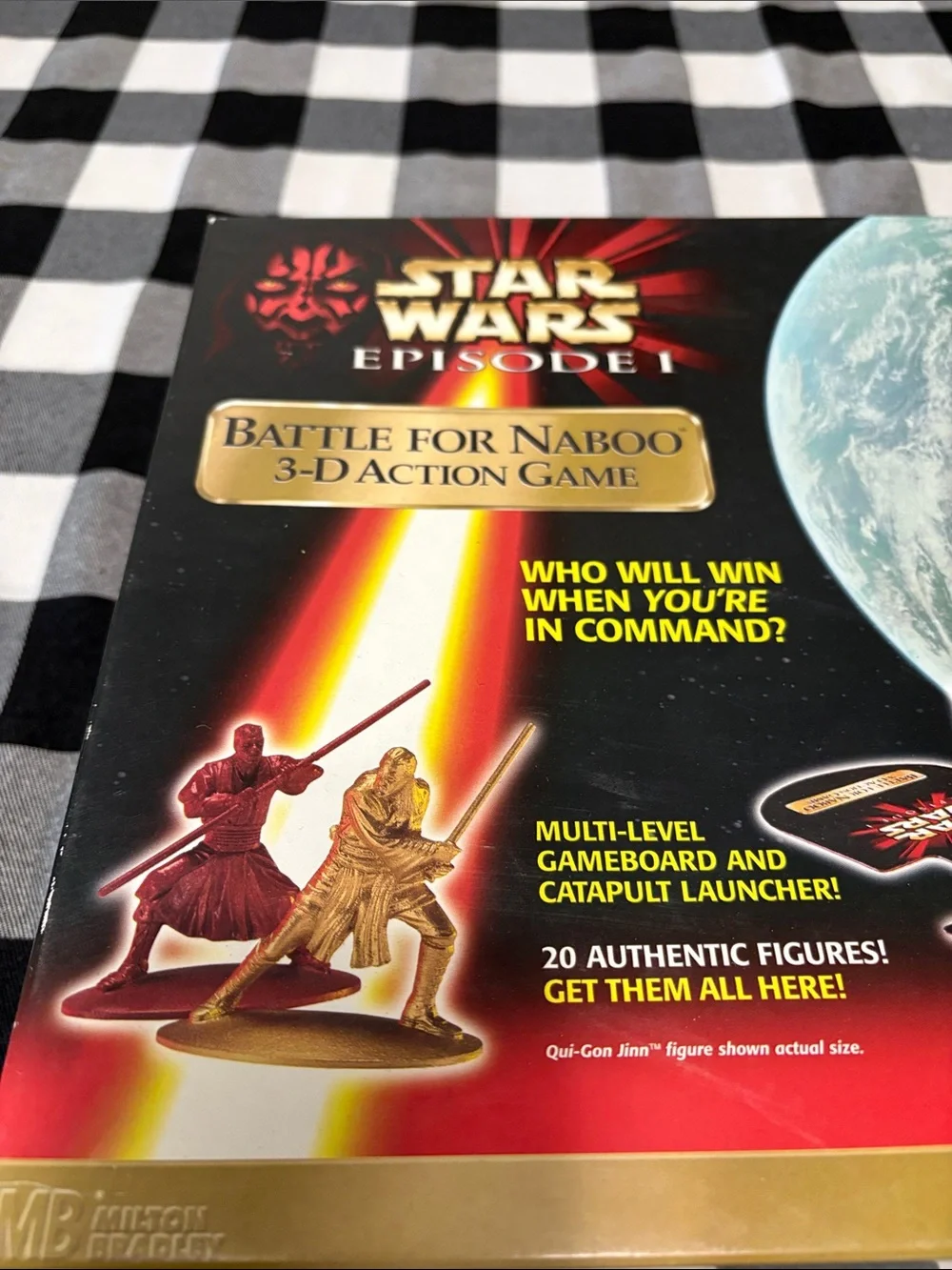 NEW! Hasbro Star Wars Episode 1 Battle for Naboo 3D Action Board Game 1999